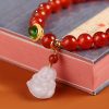Original Design Natural Agate Bracelet Elegant