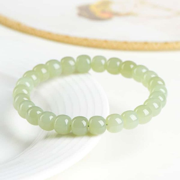 Fashion Personality Natural Hetian Jade Water Bracelet
