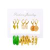 Butterfly Pearl Earring Set Combination Fashion