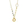 62dcd10d-e849-4bbf-abc9-d68938c5b4c1.jpg Light Luxury High-grade Beaded Stitching Stainless Steel Gold Women's Necklace