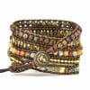 Boho Natural Stone Strap Bracelet