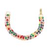 Double-row Color Light Luxury Adjustable Bracelet