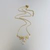 Wheat Laurel Goddess Zircon Clavicle Chain Necklace Female Fashion