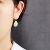 High-end Tianhe Stone Pendant Earrings Natural Stone Elegant Jewelry