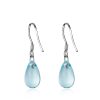 Crystal drop drop earrings