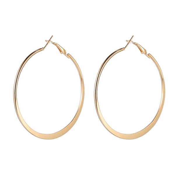 Fashion Big Circle Earrings Popular Simplicity
