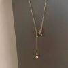 Gold Necklace Female Clavicle Chain