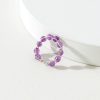 Jewelry Copper Wire Wrapped Stone Bead Ring