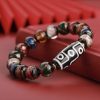 Bracelet Ancient Five-color Multi-treasure Year Snake Lucky Beads