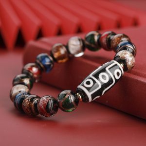 Bracelet Ancient Five-color Multi-treasure Year Snake Lucky Beads