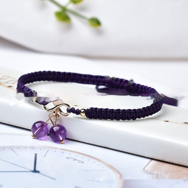 Natural Strawberry Quartz Cherry Bracelet For Women
