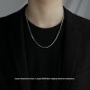 Titanium Steel Necklace Men's Korean-style Simple Ins Style Snake Bone