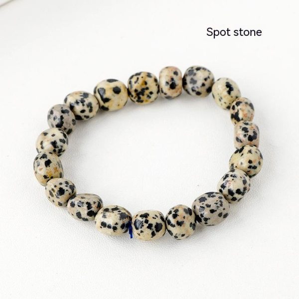 Natural Crystal Stone Rolling Stone Bracelet