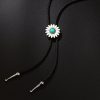 European And American Retro Style British Gem SUNFLOWER Necklace