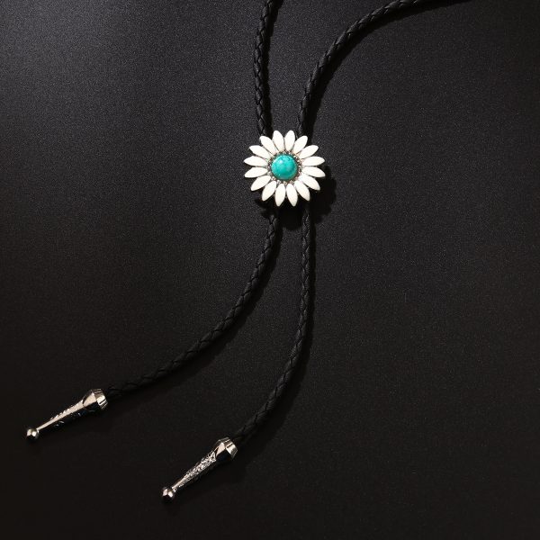 European And American Retro Style British Gem SUNFLOWER Necklace