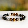 Tiger Stone Obsidian Bracelet