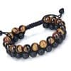 Tiger's Eye & Lava Stone Bracelet