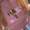 Necklace Female Fishtail Colorful Light Luxury Temperament All-match