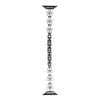 Five Petal Flower Shadow Metal Chain Watch Band
