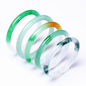 Ice-like Emerald Floating Flower Bracelet For Women