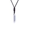 Raw Crystal Energy Stone Jewelry Pendant Necklace