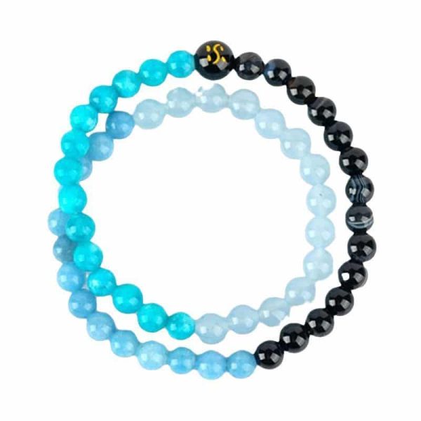 Three-attribute Gold Water Soil Bracelet For Men And Women