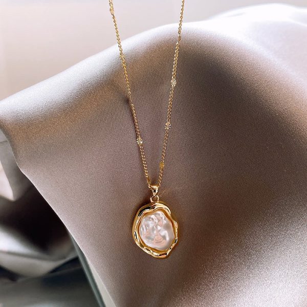 Irregular Baroque Pearl Necklace
