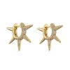 Micro Set Zircon Pointed Earrings Jewelry