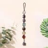 7 Colored Stone Seven Colors Crystal Stone Hand-woven Pendant