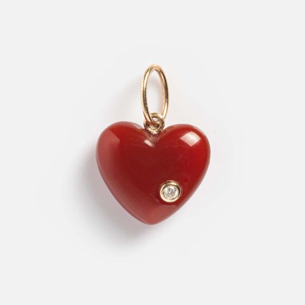 Love Natural Stone Pendant Color Ornament