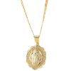Retro Personalized Accessories Long Popular Religious Virgin Mary Necklace