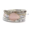 Hand-woven natural stone bracelet