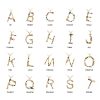 English Letter Necklace Female Colorful Crystals Gem S925 Pure