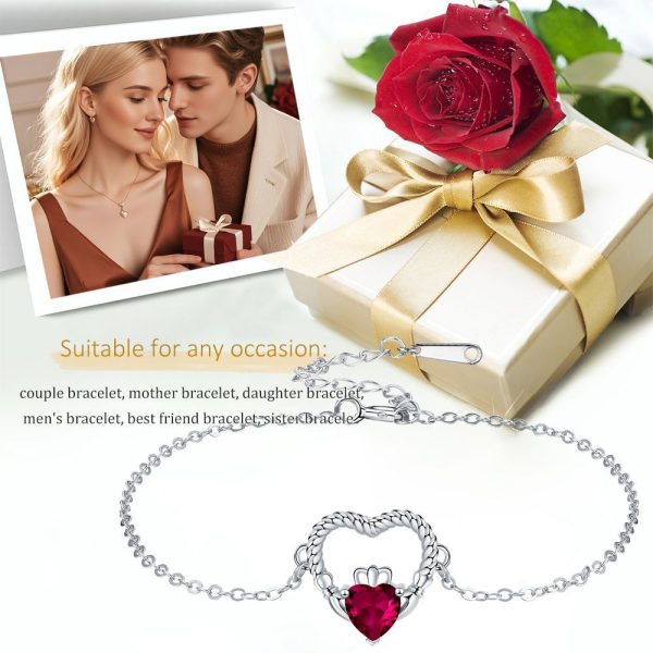 European And American Cat Footprints High Sense Female With Hearts Twine Rope Bracelet For Women