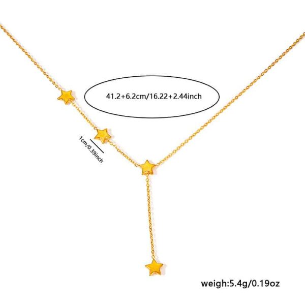 Elegant Girls Fashion Trend Titanium Steel Necklace
