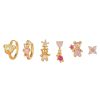 Ladies Fashion Exquisite 6 Piece Earrings Set