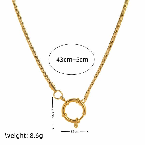 DIY Basic Open Chain Copper Plating 18K Gold Color Protection