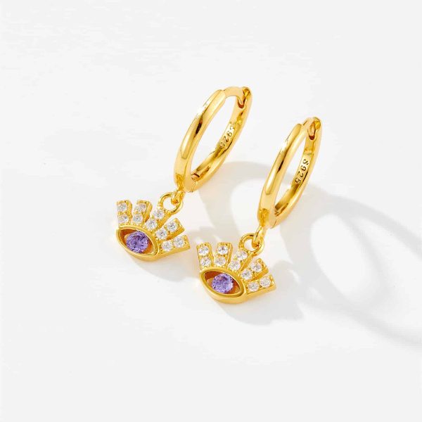 Personality Devil Eye Drop Earrings