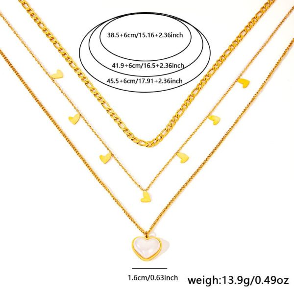 Elegant Girls Fashion Trend Titanium Steel Necklace