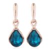 Alloy Water Drop Necklace Earring Jewelry Set