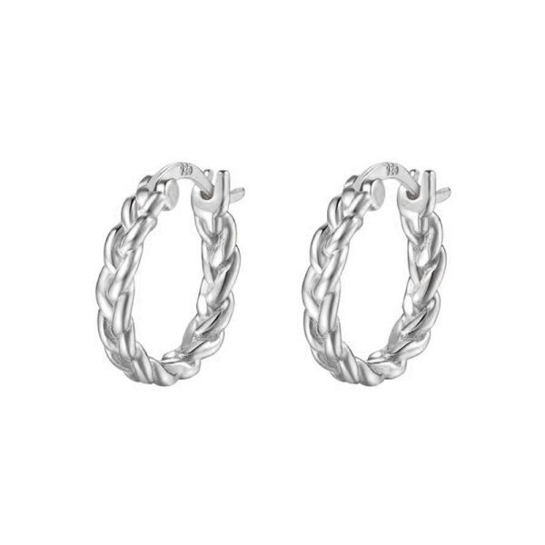 Golden Geometric Cold Wind Small Circle Ring