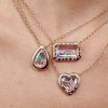 European And American Retro Personalized Glass Box Necklace