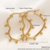 Fashion Elegant Circle Metal Earrings