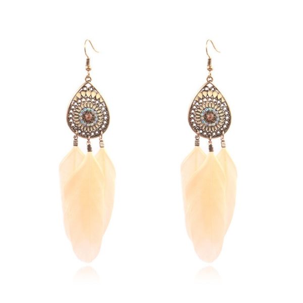 Drop-shaped long pendant