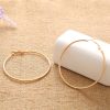 Big Circle Metal Exaggerated Circle Earrings Circle Geometry Earrings