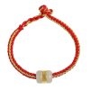 Hetian Jade 999 Gold Bracelet Hand-woven