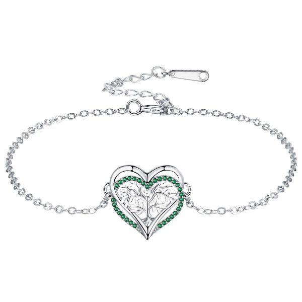 Jewelry Heart-shaped Lucky Tree Bracelet Adjustable Ornament Women