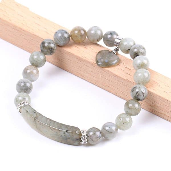 Natural Labradorite Flash Stone Bracelet