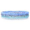 Artificial Crystal Elastic String Bracelet For Women