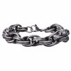 Stainless Steel Twist Thick Retro Male Gray Bracelet